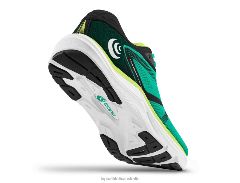 MAGNIFLY 4 Topo Athletic Men 8FZ0V64 Aqua/Black Footwear