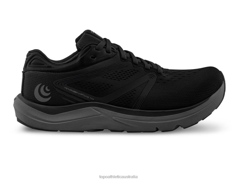 MAGNIFLY 4 Topo Athletic Men 8FZ0V65 Black/Charcoal Footwear
