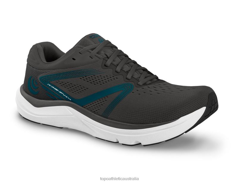 MAGNIFLY 4 Topo Athletic Men 8FZ0V66 Grey/Navy Footwear