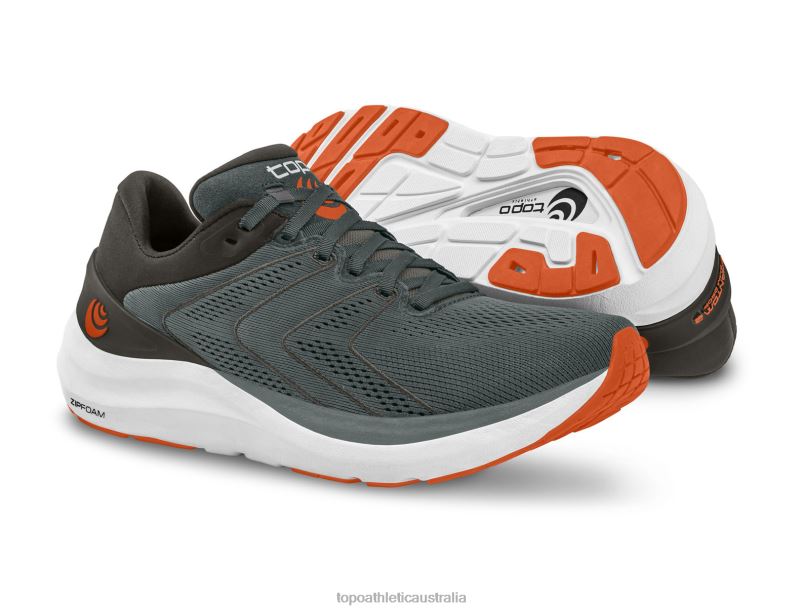 PHANTOM 2 Topo Athletic Men 8FZ0V74 Grey/Clay Footwear