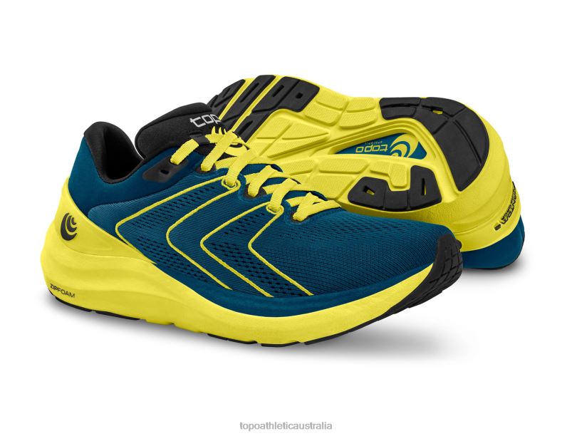 PHANTOM 2 Topo Athletic Men 8FZ0V75 Ocean/Lime Footwear