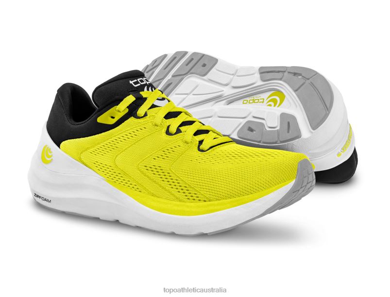 PHANTOM 2 Topo Athletic Men 8FZ0V77 Yellow/Black Footwear
