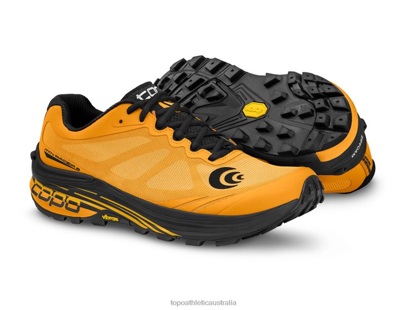 MTN RACER 2 Topo Athletic Men 8FZ0V87 Mango/Black Footwear