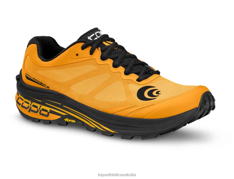 MTN RACER 2 Topo Athletic Men 8FZ0V87 Mango/Black Footwear