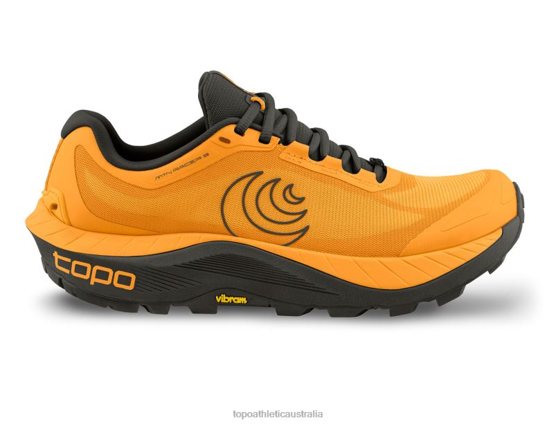 MTN RACER 3 Topo Athletic Men 8FZ0V82 Mango/Espresso Footwear