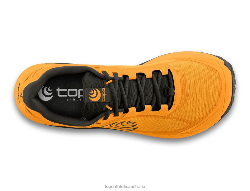MTN RACER 3 Topo Athletic Men 8FZ0V82 Mango/Espresso Footwear