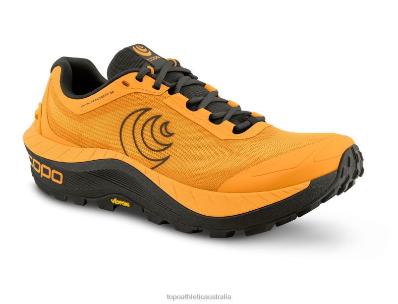 MTN RACER 3 Topo Athletic Men 8FZ0V82 Mango/Espresso Footwear