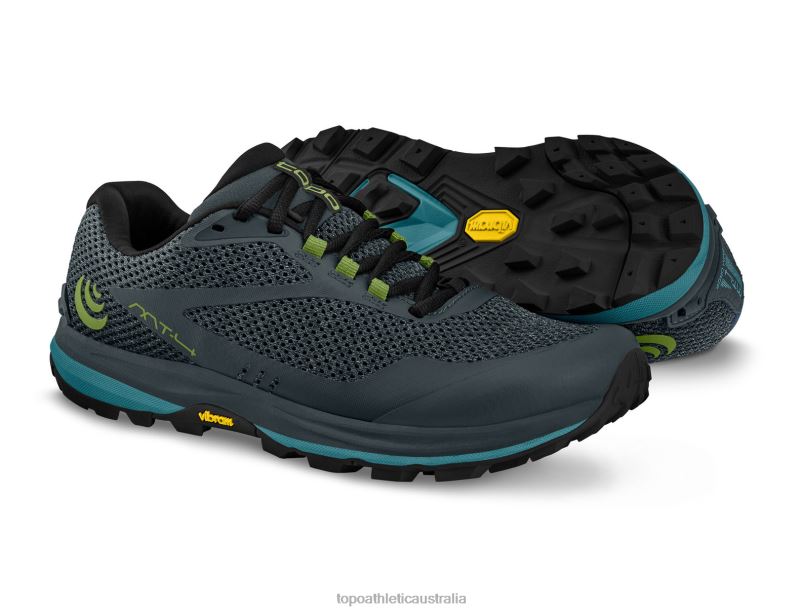 MT-4 Topo Athletic Men 8FZ0V94 Grey/Blue Footwear