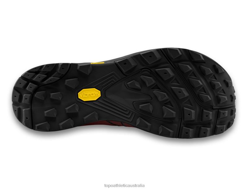 RUNVENTURE 4 Topo Athletic Men 8FZ0V96 Garnet/Black Footwear