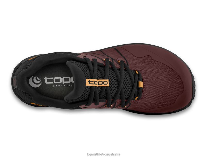 RUNVENTURE 4 Topo Athletic Men 8FZ0V96 Garnet/Black Footwear