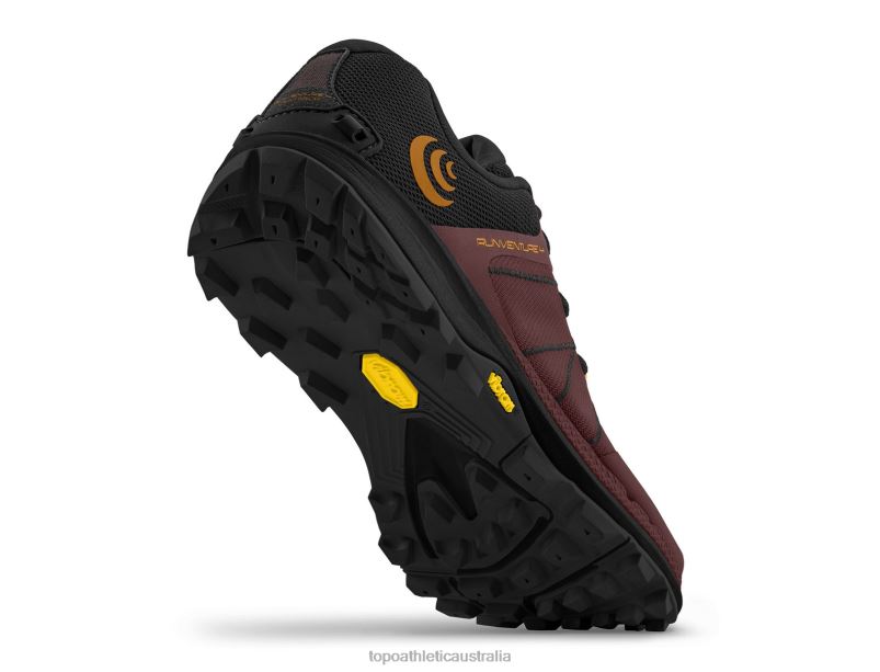 RUNVENTURE 4 Topo Athletic Men 8FZ0V96 Garnet/Black Footwear