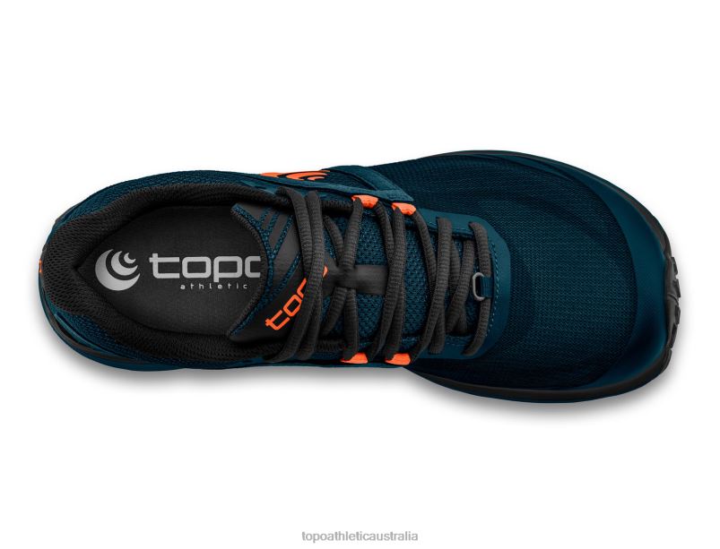 TERRAVENTURE 3 Topo Athletic Men 8FZ0V92 Navy/Orange Footwear