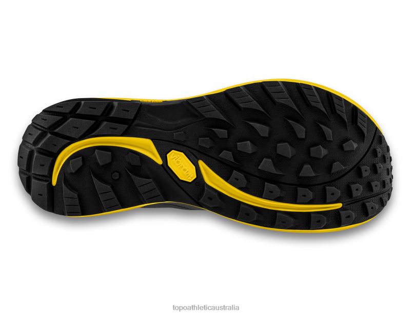 TRAILVENTURE 2 Topo Athletic Men 8FZ0V97 Charcoal/Mustard Footwear