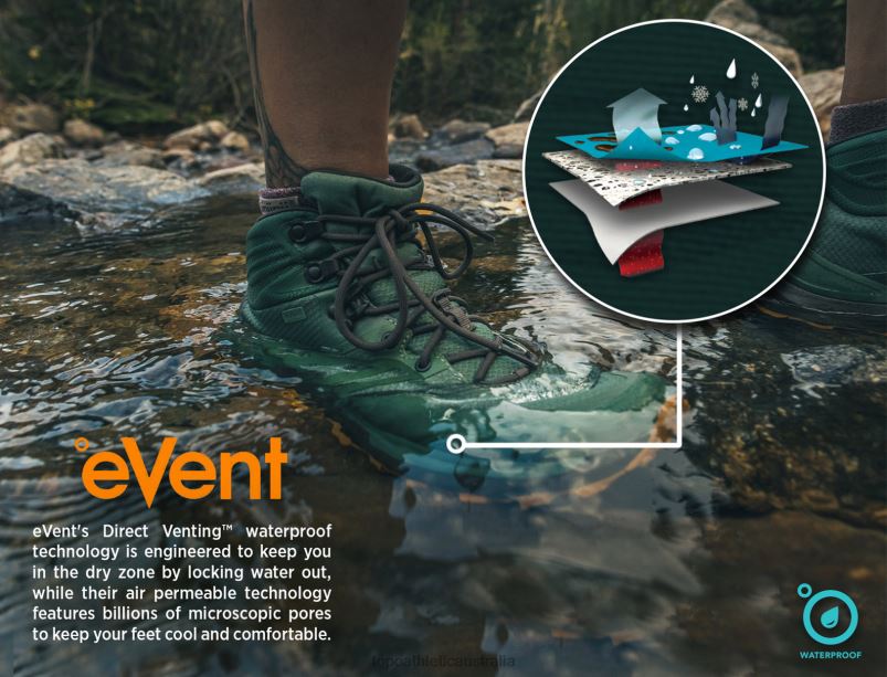 TRAILVENTURE 2 WP Topo Athletic Men 8FZ0V78 Charcoal/Orange Footwear