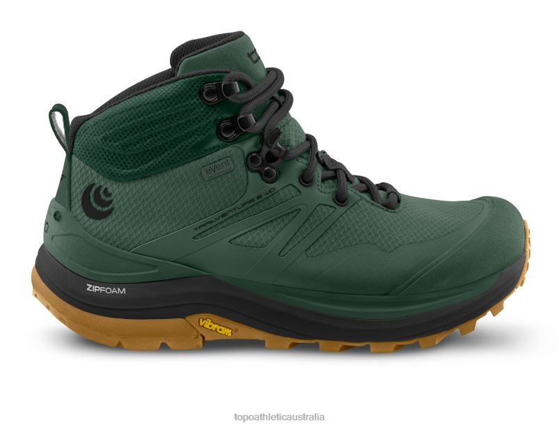 TRAILVENTURE 2 WP Topo Athletic Men 8FZ0V79 Dark Green/Clay Footwear