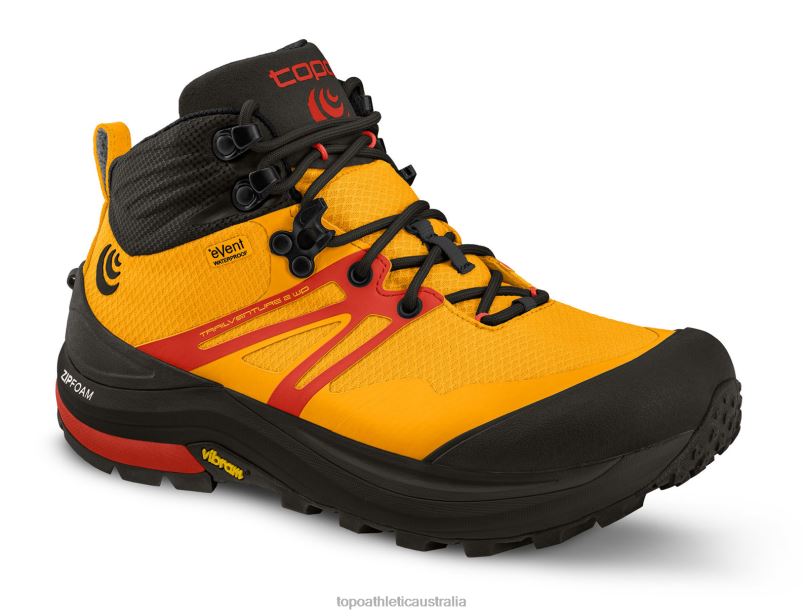 TRAILVENTURE 2 WP Topo Athletic Men 8FZ0V80 Mango/Black Footwear