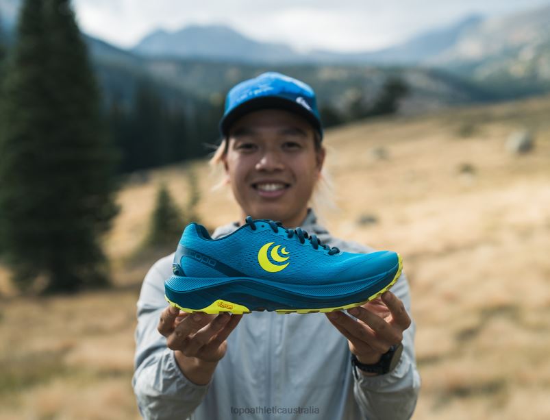 ULTRAVENTURE 3 Topo Athletic Men 8FZ0V83 Blue/Lime Footwear