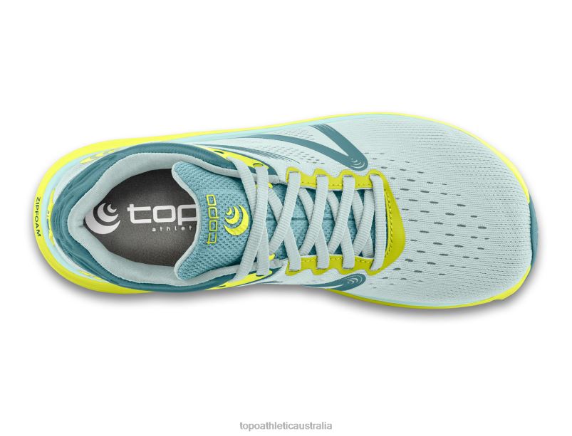 MAGNIFLY 4 Topo Athletic Women 8FZ0V15 Glass Blue/Lime Footwear