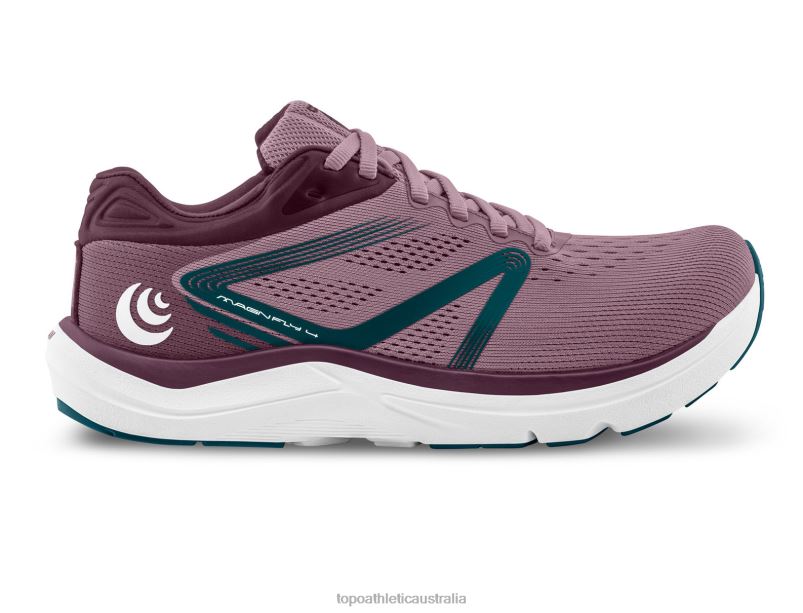 MAGNIFLY 4 Topo Athletic Women 8FZ0V16 Mauve/Navy Footwear