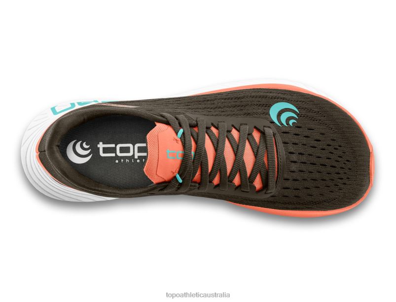 SPECTER Topo Athletic Women 8FZ0V2 Espresso/Peach Footwear