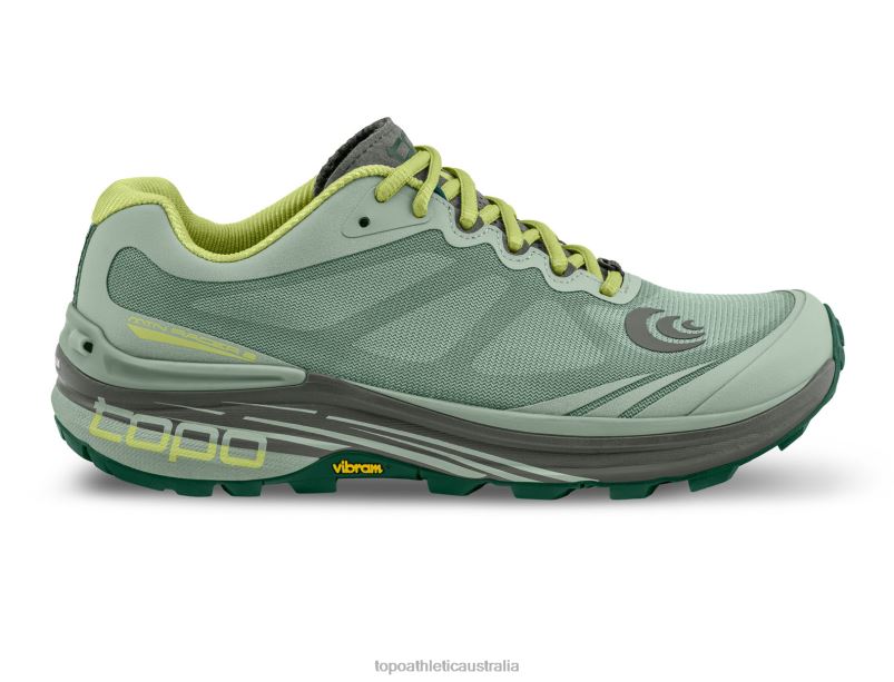 MTN RACER 2 Topo Athletic Women 8FZ0V34 Moss/Grey Footwear