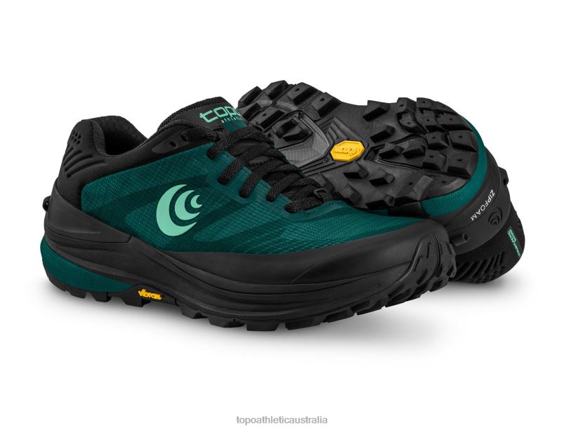MTN RACER 2 Topo Athletic Women 8FZ0V34 Moss/Grey Footwear