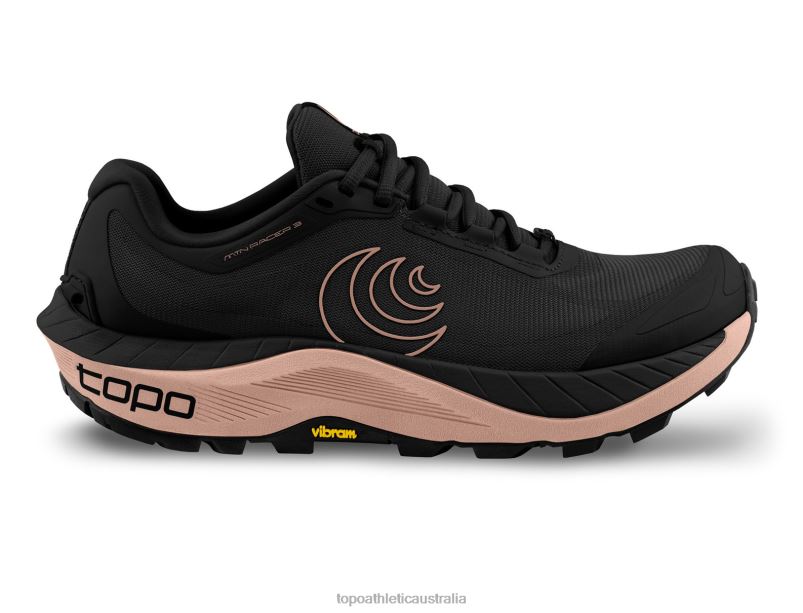 MTN RACER 3 Topo Athletic Women 8FZ0V29 Black/Mauve Footwear