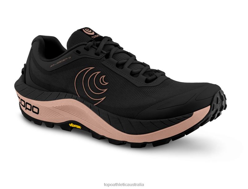 MTN RACER 3 Topo Athletic Women 8FZ0V29 Black/Mauve Footwear
