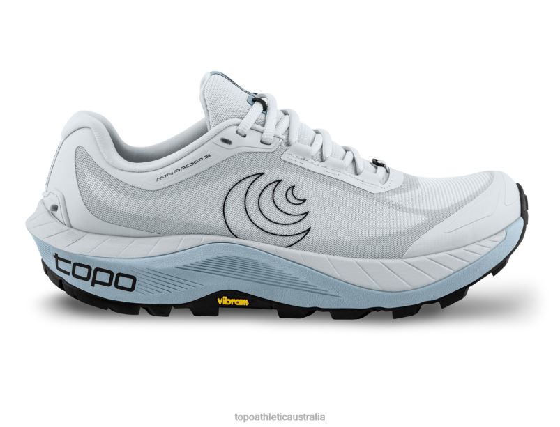 MTN RACER 3 Topo Athletic Women 8FZ0V30 Ice/Blue Footwear