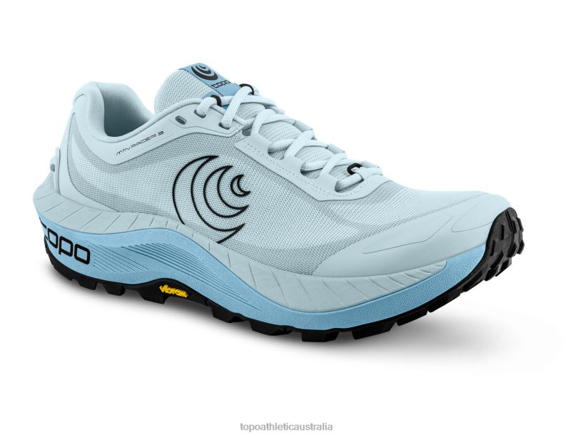 MTN RACER 3 Topo Athletic Women 8FZ0V30 Ice/Blue Footwear