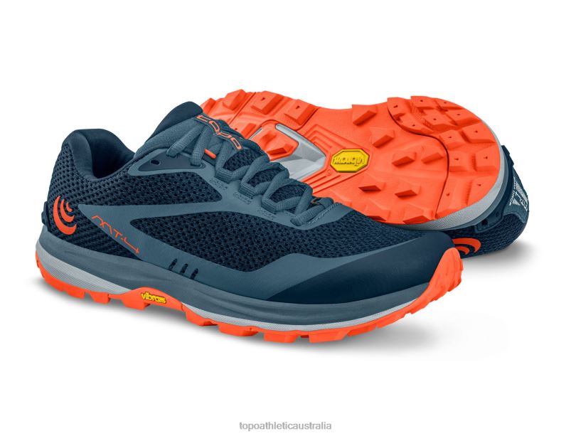 MT-4 Topo Athletic Women 8FZ0V41 Navy/Coral Footwear