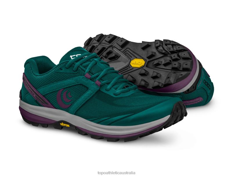 TERRAVENTURE 3 Topo Athletic Women 8FZ0V39 Teal/Purple Footwear
