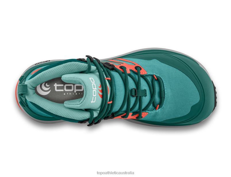 TRAILVENTURE 2 Topo Athletic Women 8FZ0V45 Teal/Coral Footwear