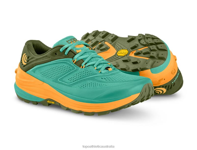 ULTRAVENTURE 2 Topo Athletic Women 8FZ0V47 Turquoise/Gold Footwear